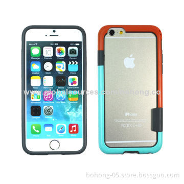Color-matching TPU+PC frame for iPhone 6